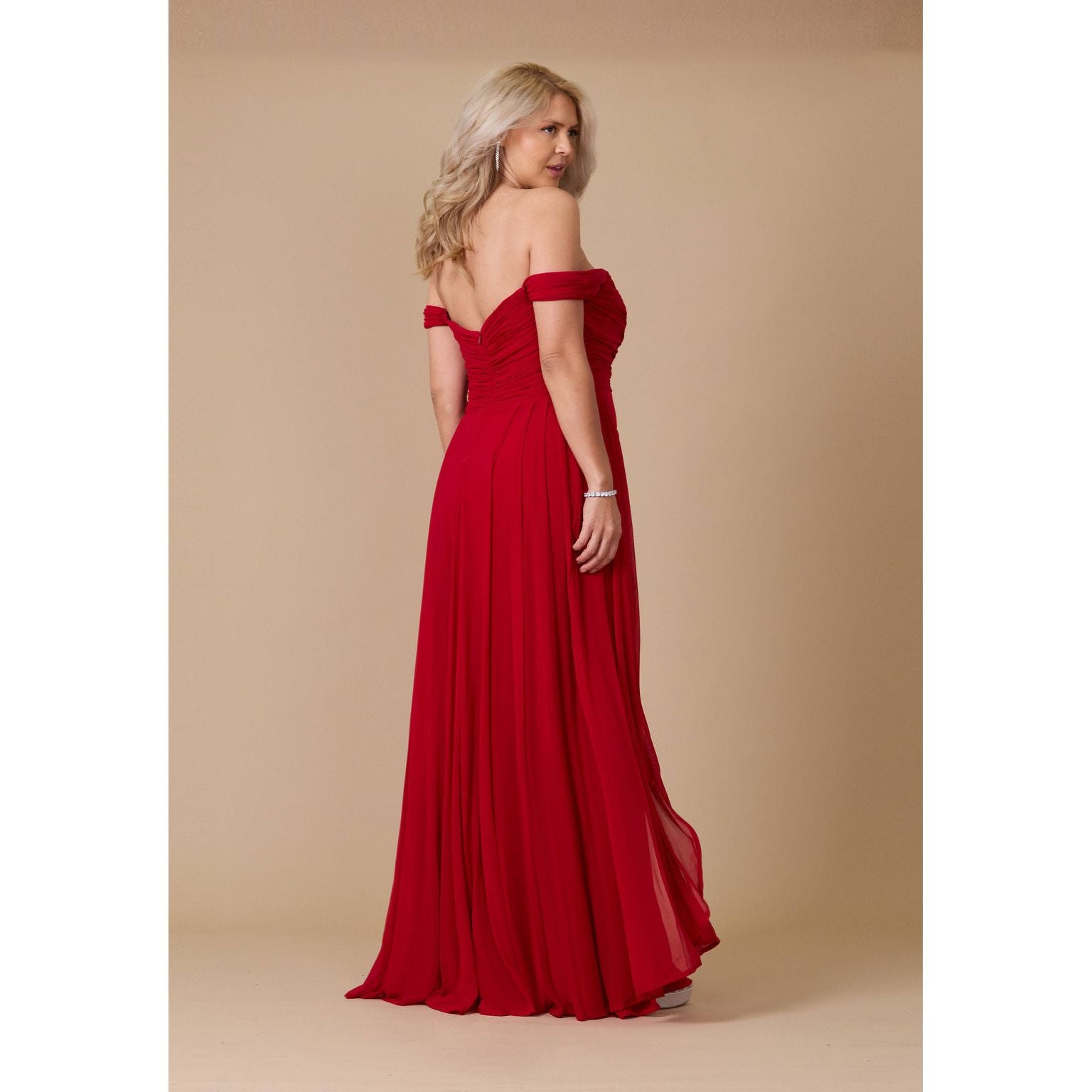 Off Shoulder Formal Evening Dress