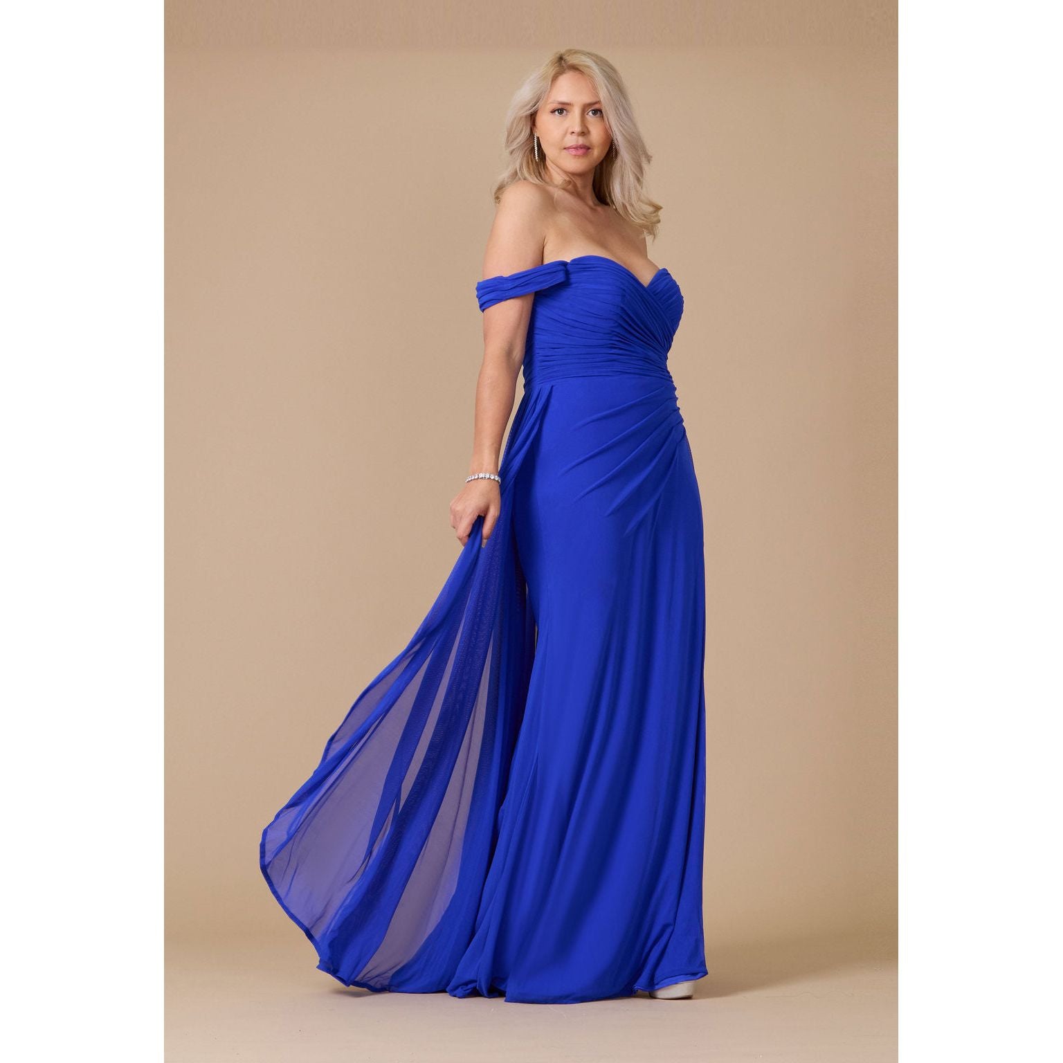 Off Shoulder Formal Evening Dress