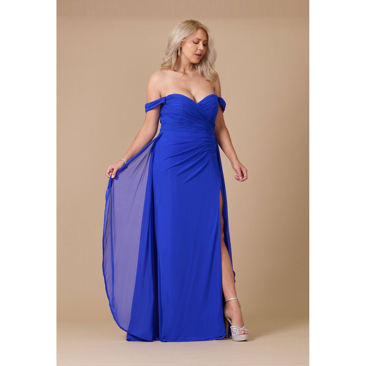 Off Shoulder Formal Evening Dress