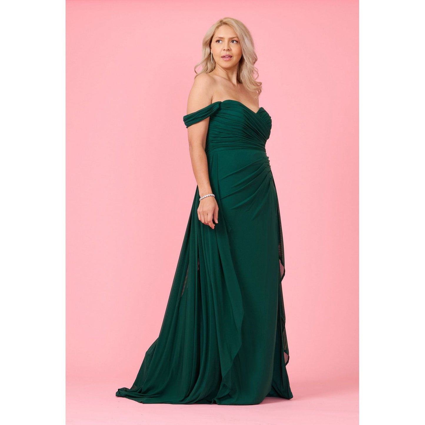Off Shoulder Formal Evening Dress