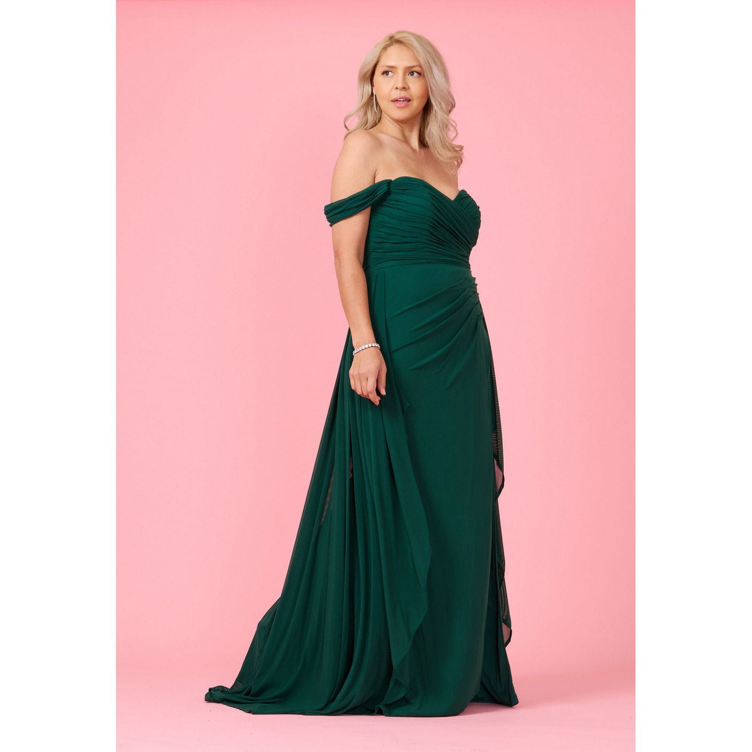 Off Shoulder Formal Evening Dress