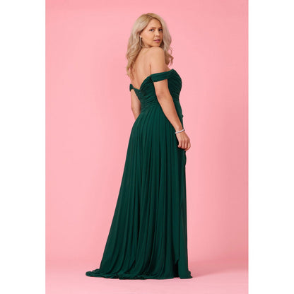 Off Shoulder Formal Evening Dress
