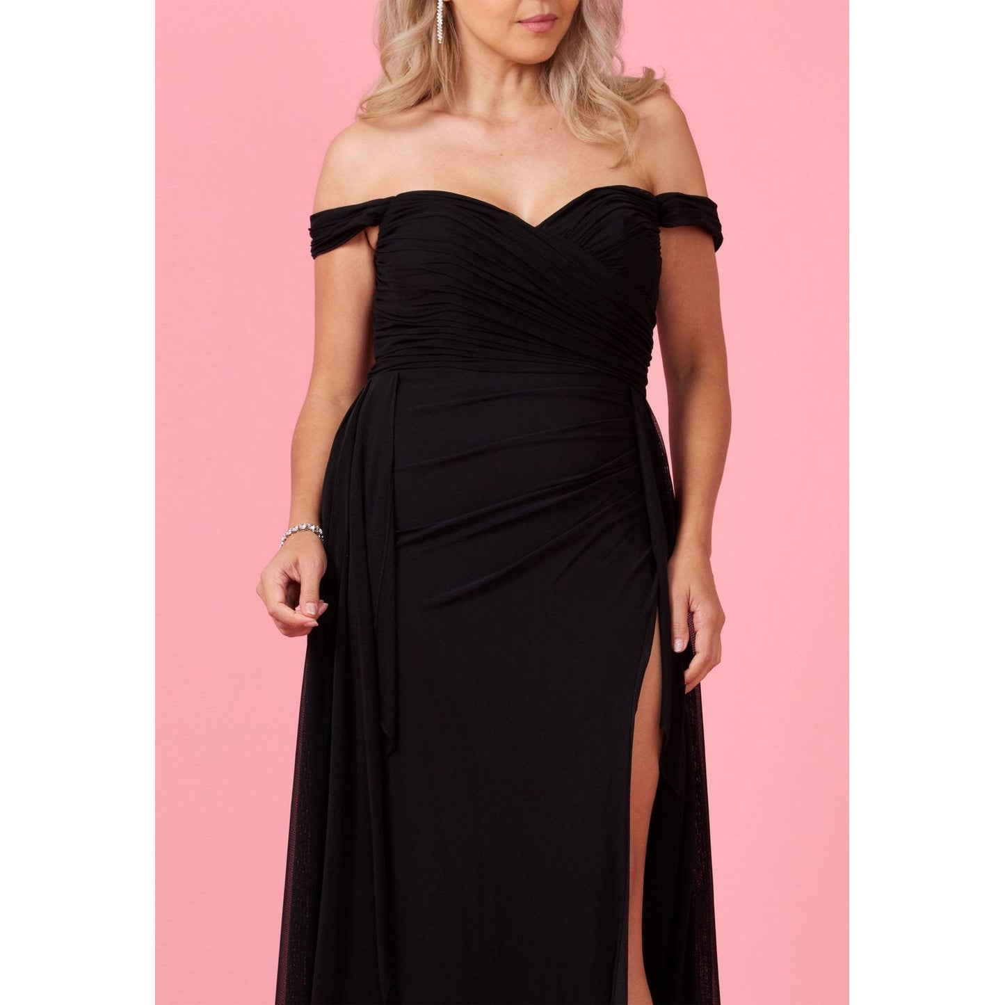 Off Shoulder Formal Evening Dress
