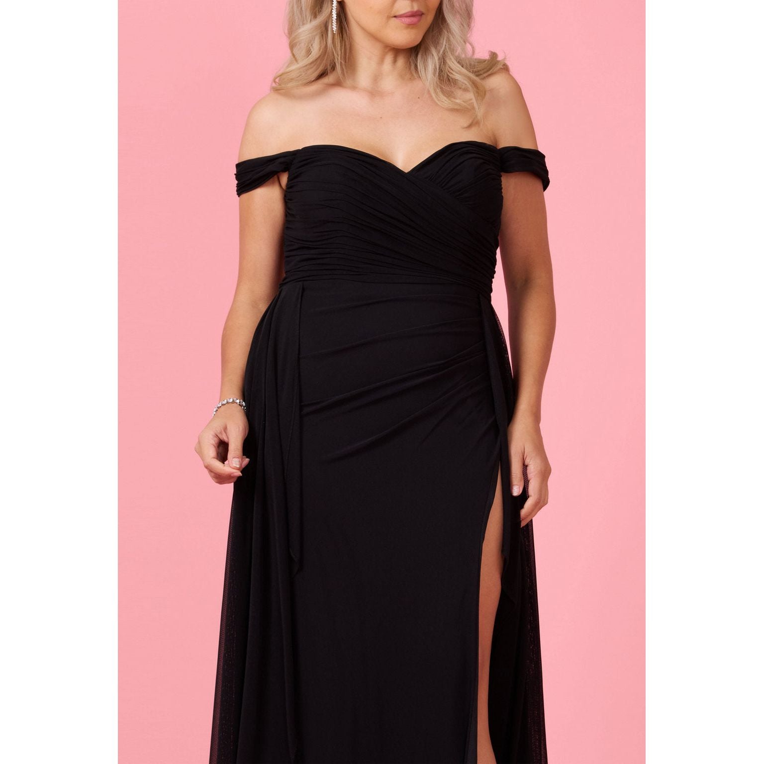 Off Shoulder Formal Evening Dress