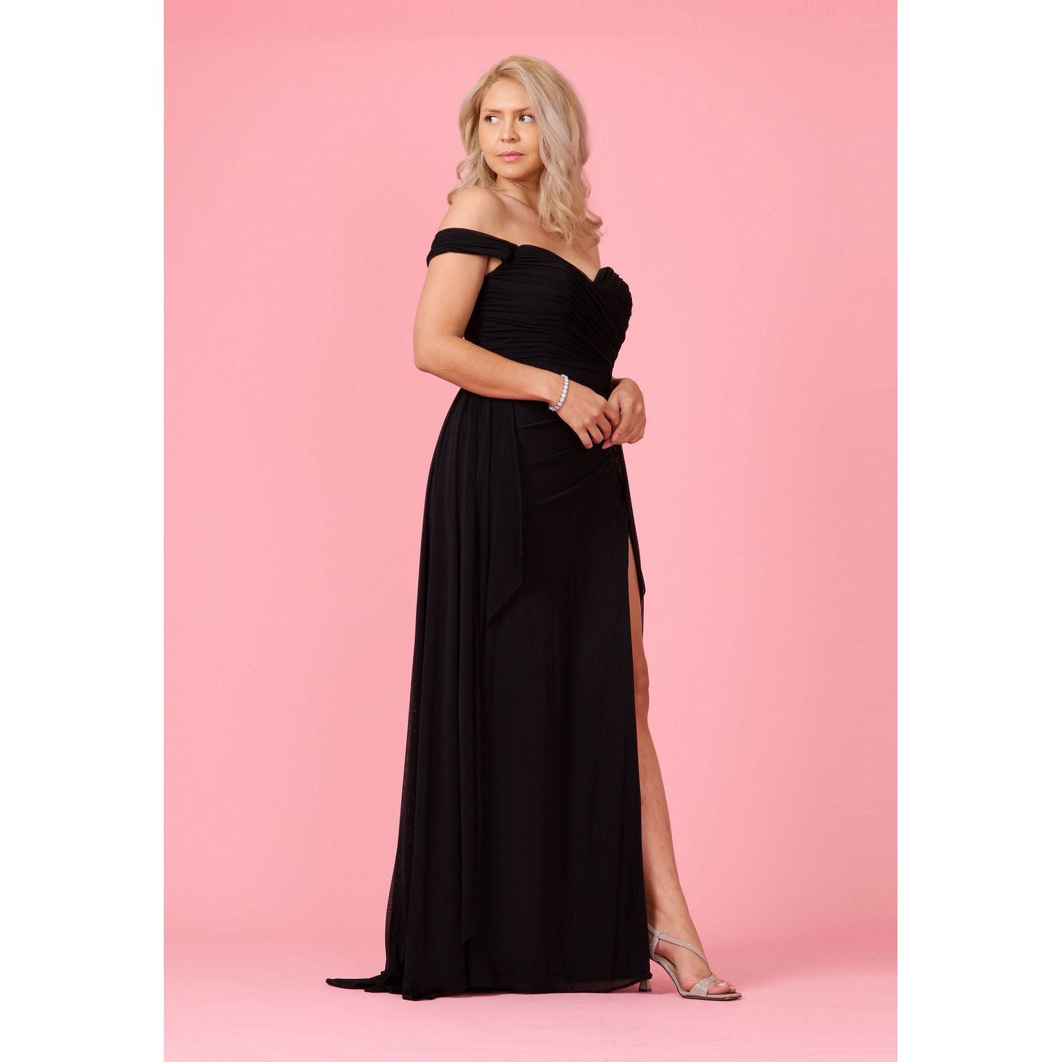 Off Shoulder Formal Evening Dress