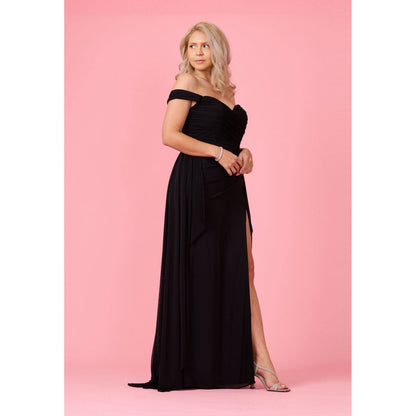 Off Shoulder Formal Evening Dress