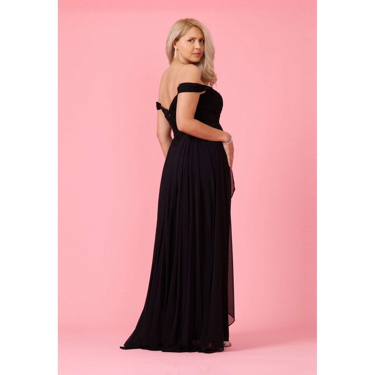 Off Shoulder Formal Evening Dress