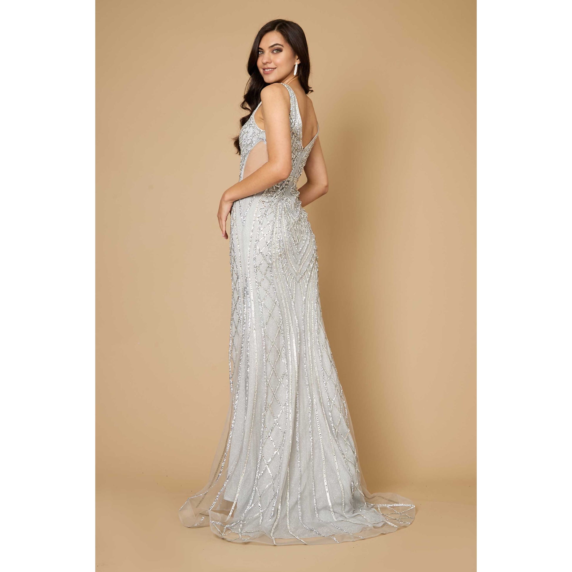 Sequin Couture Formal Dress