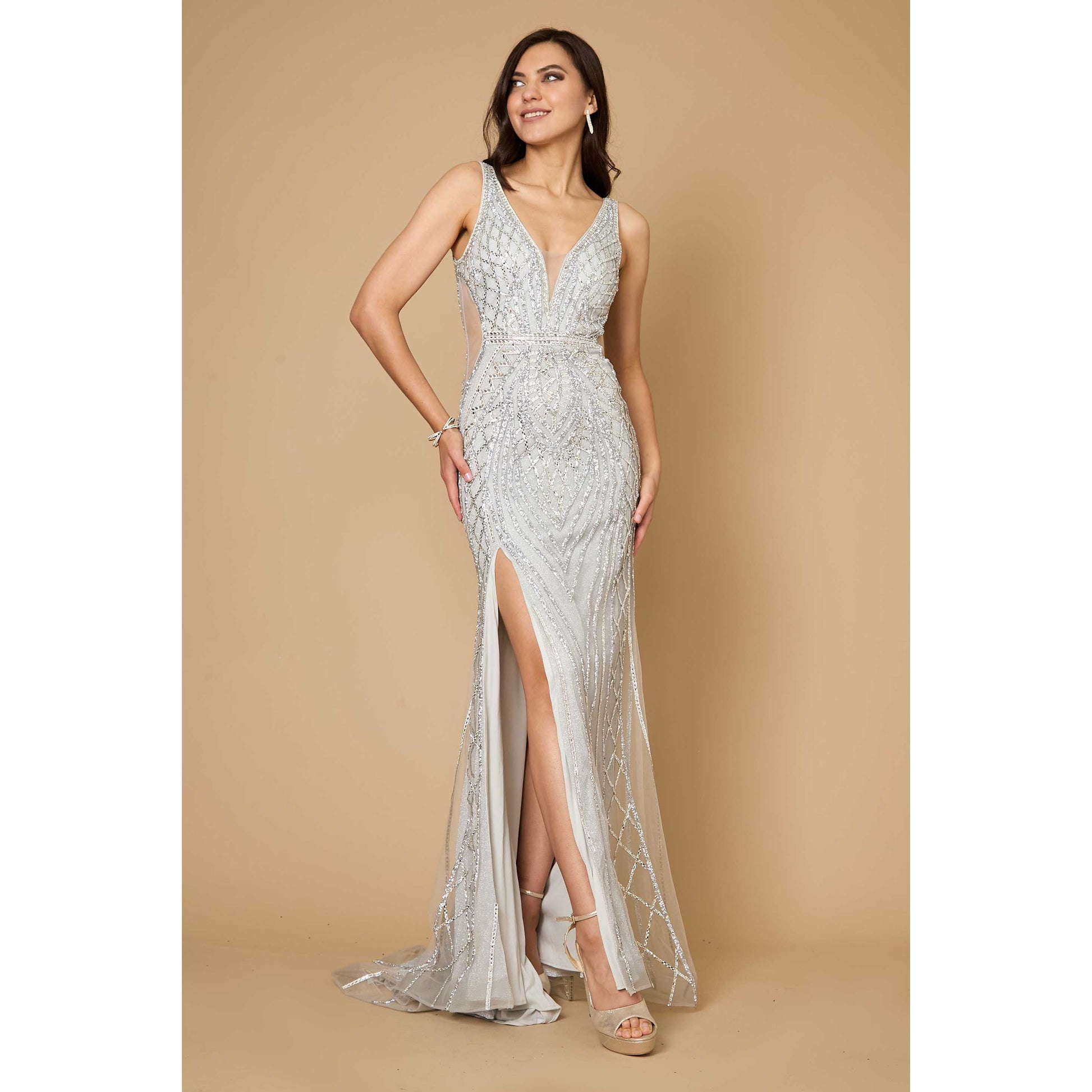Sequin Couture Formal Dress