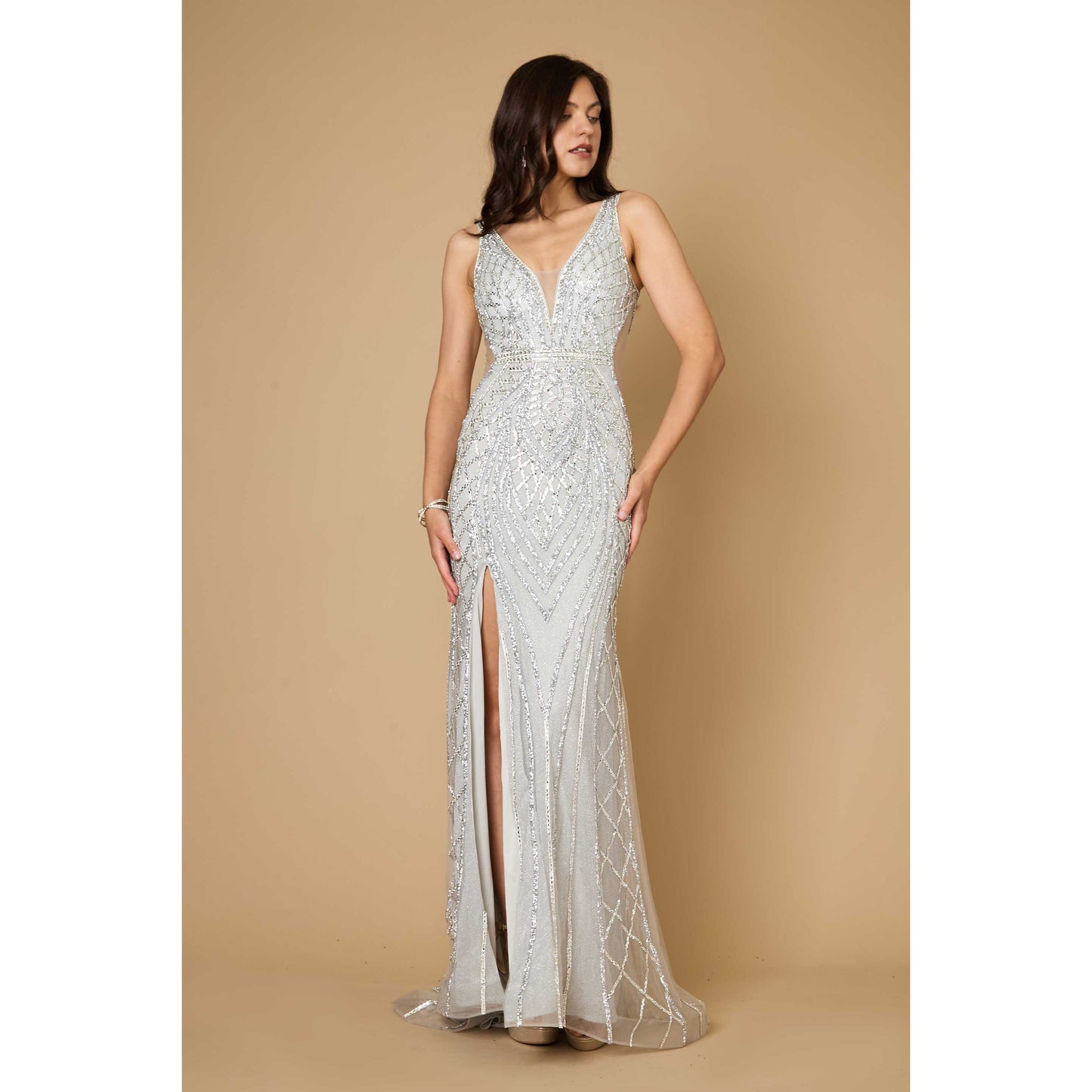 Sequin Couture Formal Dress