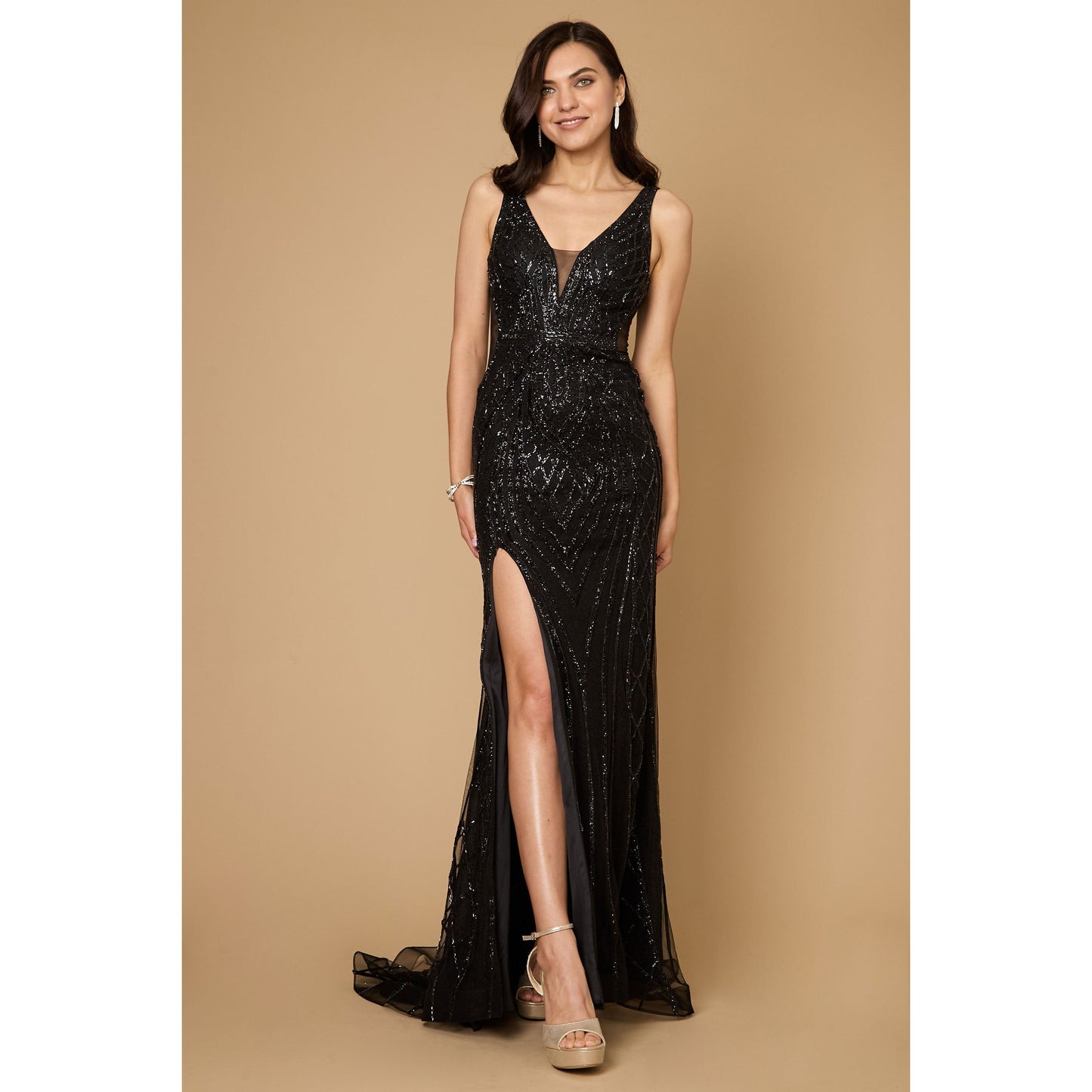 Sequin Couture Formal Dress