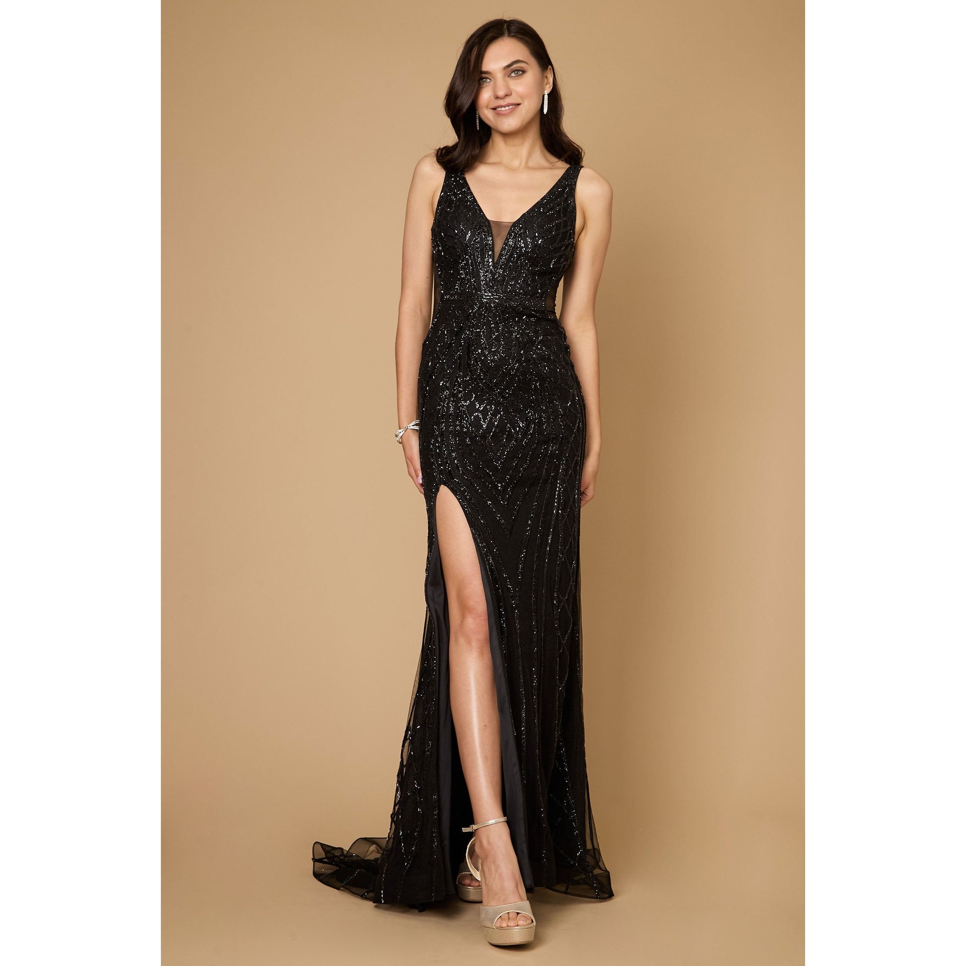 Sequin Couture Formal Dress