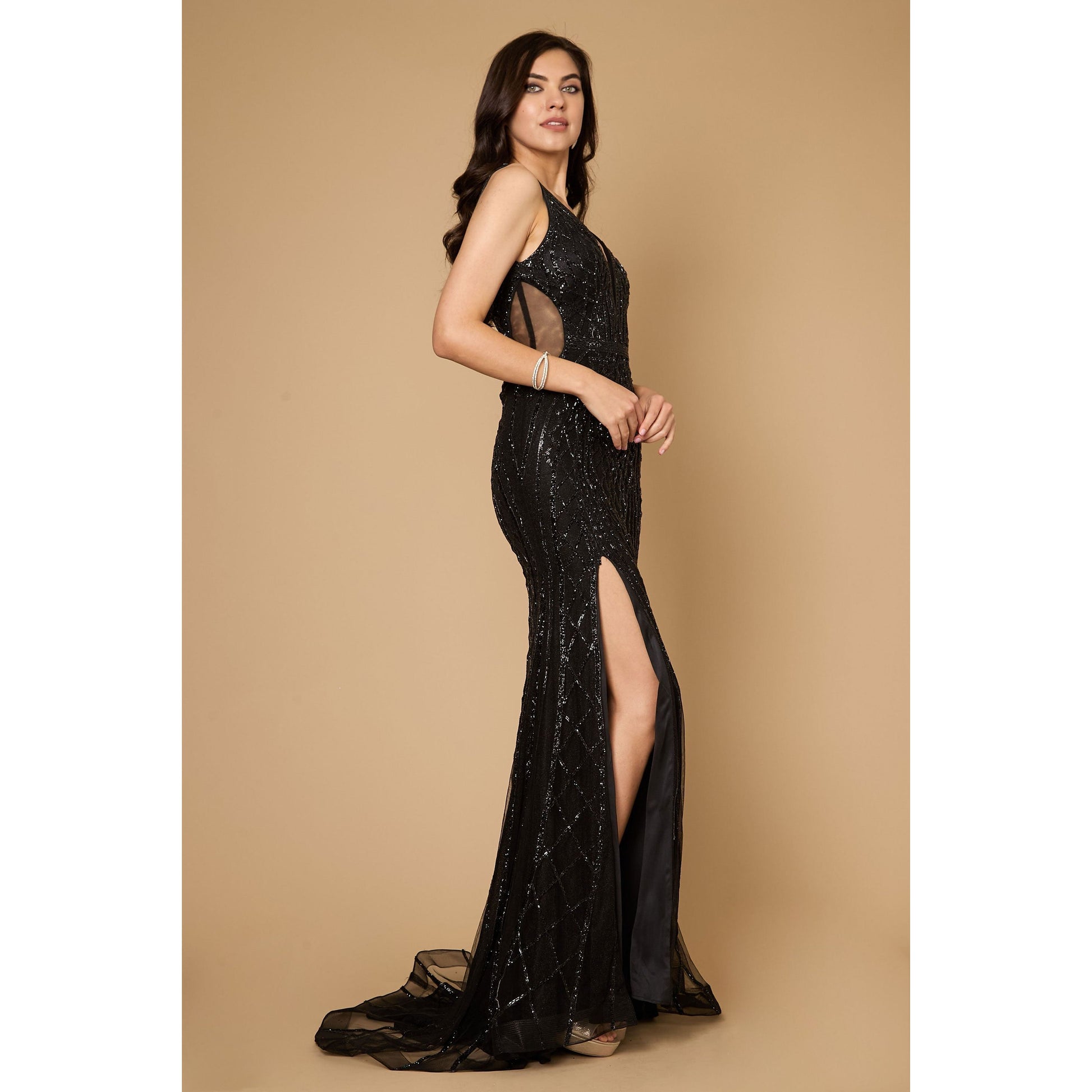 Sequin Couture Formal Dress