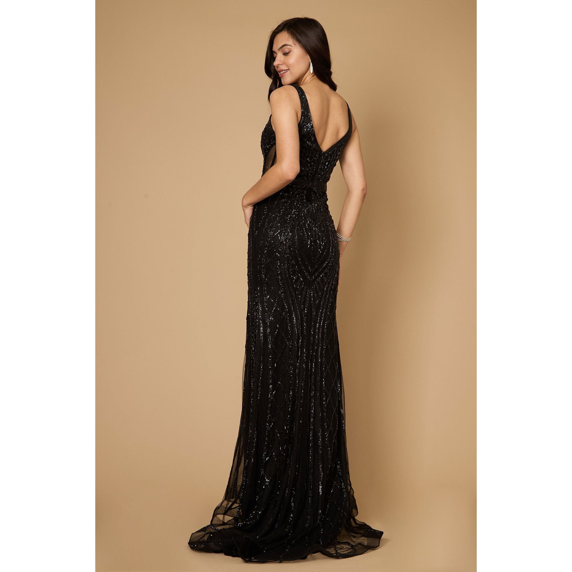 Sequin Couture Formal Dress