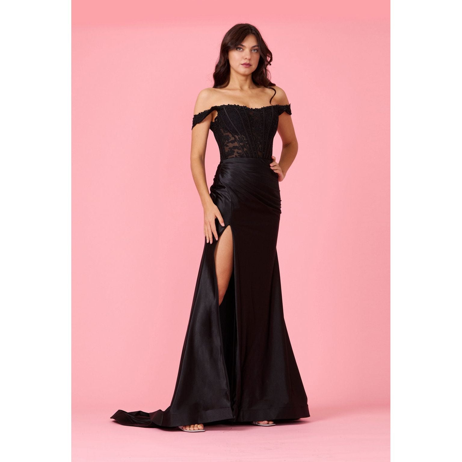 Long Corset Mermaid Prom Dress