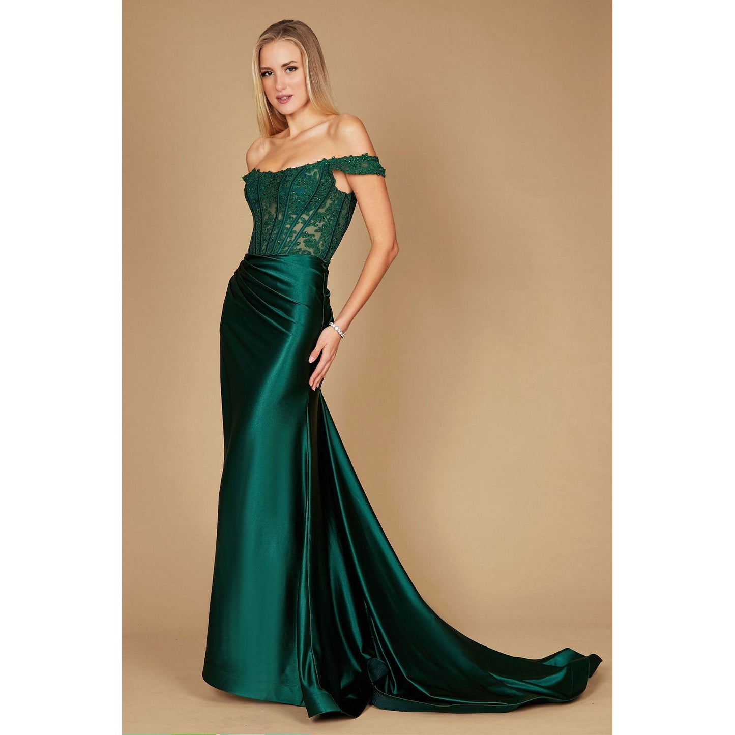 Long Corset Mermaid Prom Dress