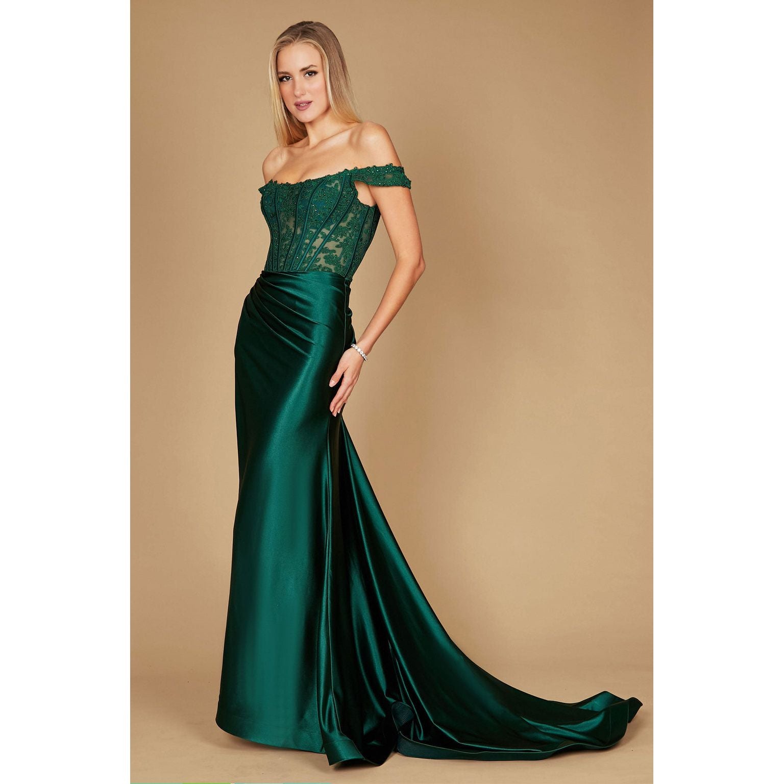 Long Corset Mermaid Prom Dress