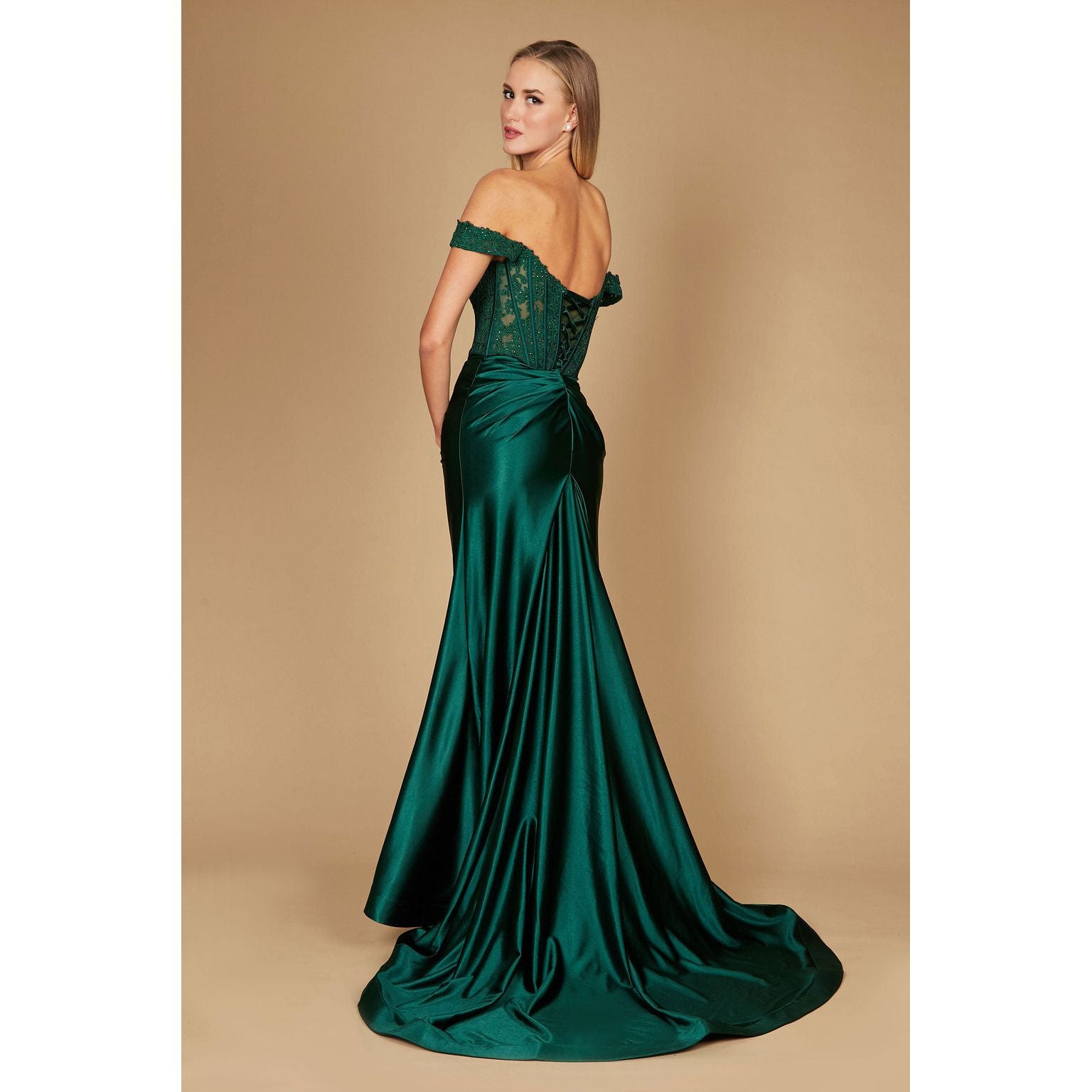 Long Corset Mermaid Prom Dress
