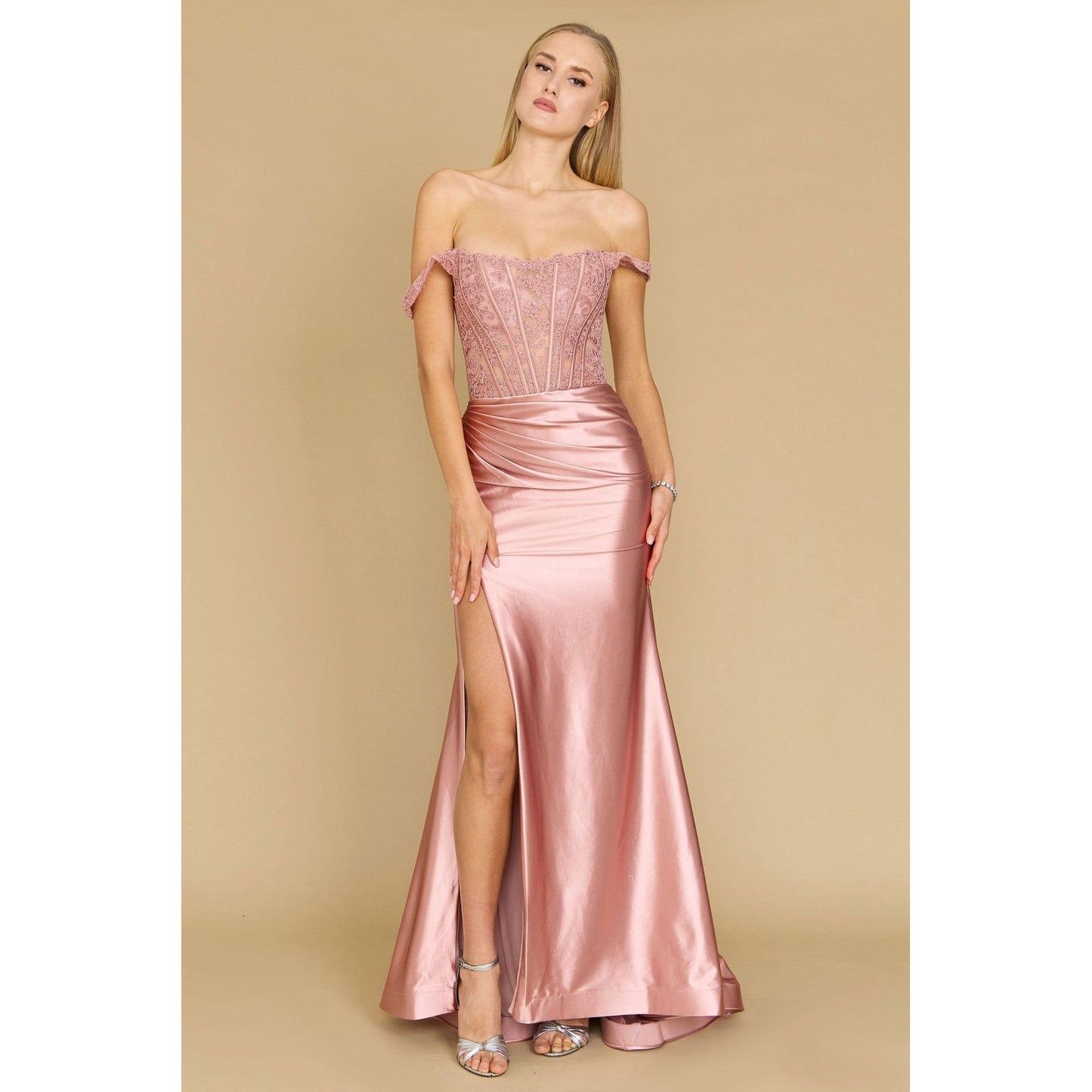 Long Corset Mermaid Prom Dress