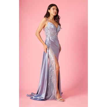 Sexy Periwinkle Corset Dress