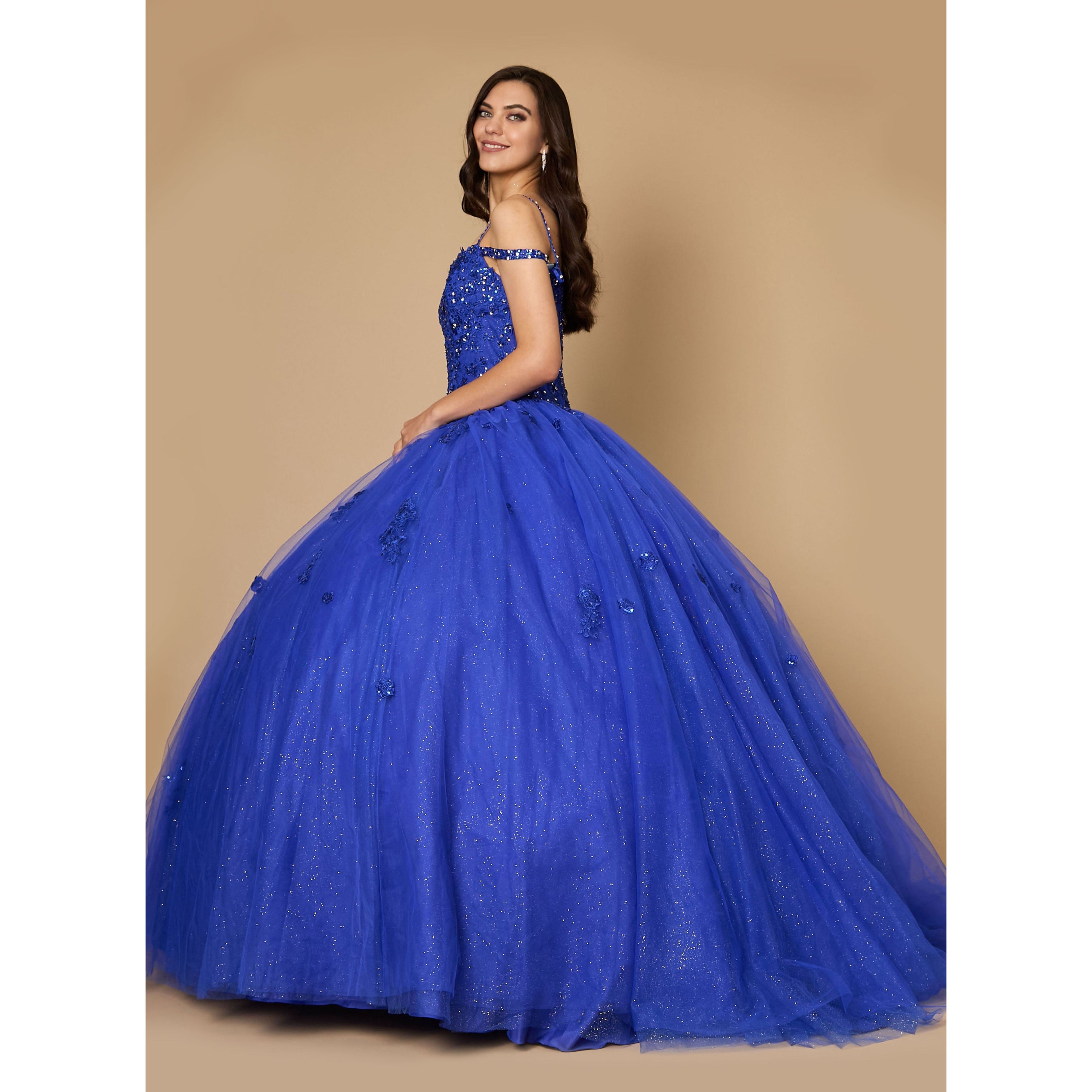 Royal Quinceanera Glitter Ball Gown