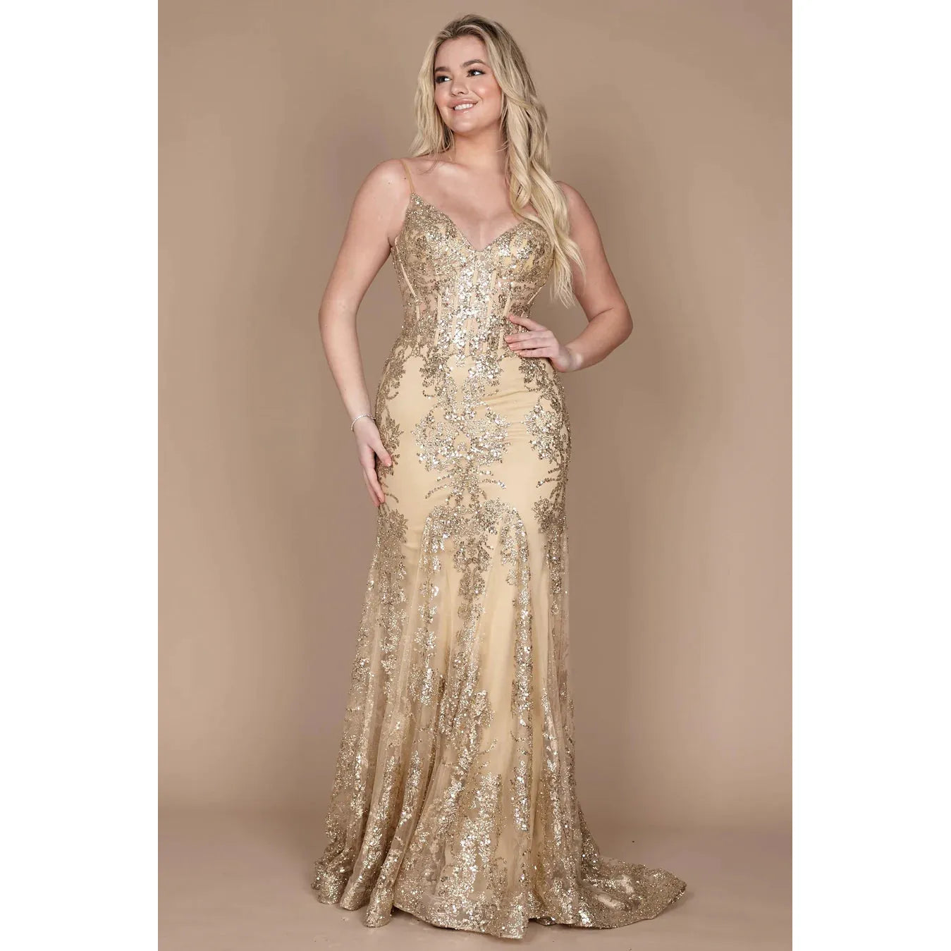 𝗙𝗶𝘁𝘁𝗲𝗱 𝗖𝗼𝗿𝘀𝗲𝘁 𝗟𝗼𝗻𝗴 𝗙𝗼𝗿𝗺𝗮𝗹 𝗣𝗿𝗼𝗺 𝗗𝗿𝗲𝘀𝘀 | 𝗦𝗵𝗶𝗺𝗺𝗲𝗿 𝗘𝗹𝗲𝗴𝗮𝗻𝗰𝗲 | 𝗦𝘁𝘆𝗹𝗲 𝗗𝗗𝟭𝟮𝟯𝟴