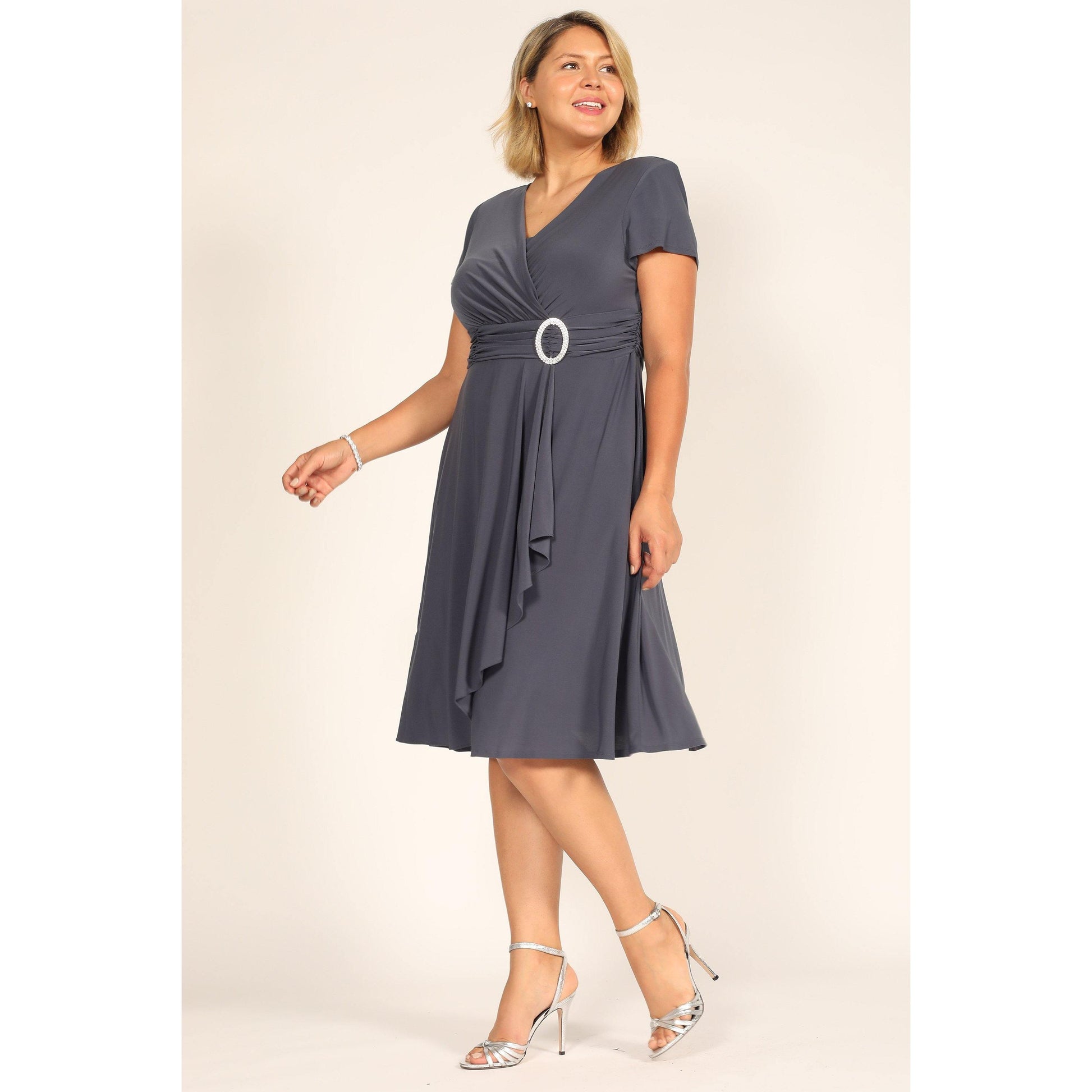 R&M Richards Emerald Short Dress