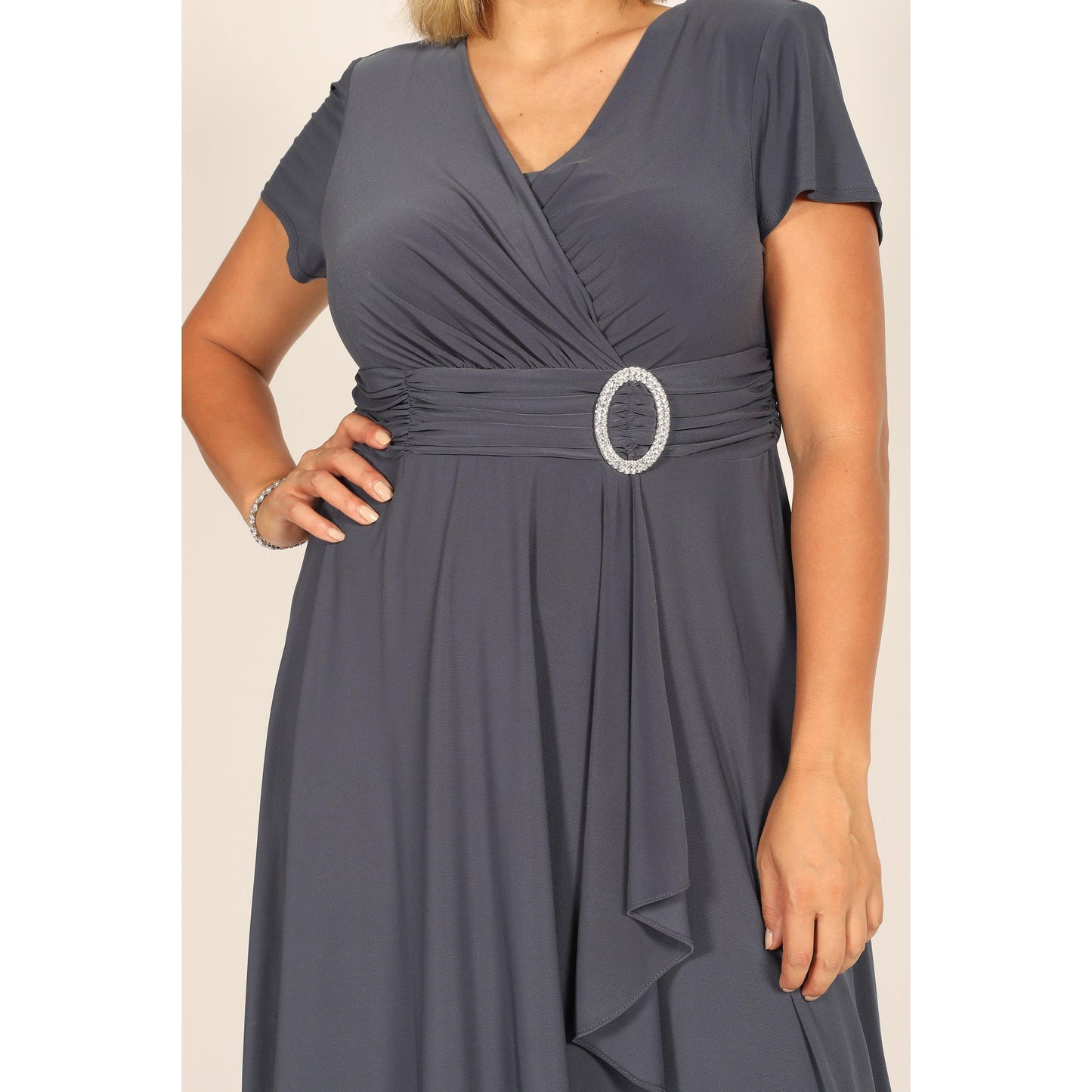 R&M Richards Emerald Short Dress