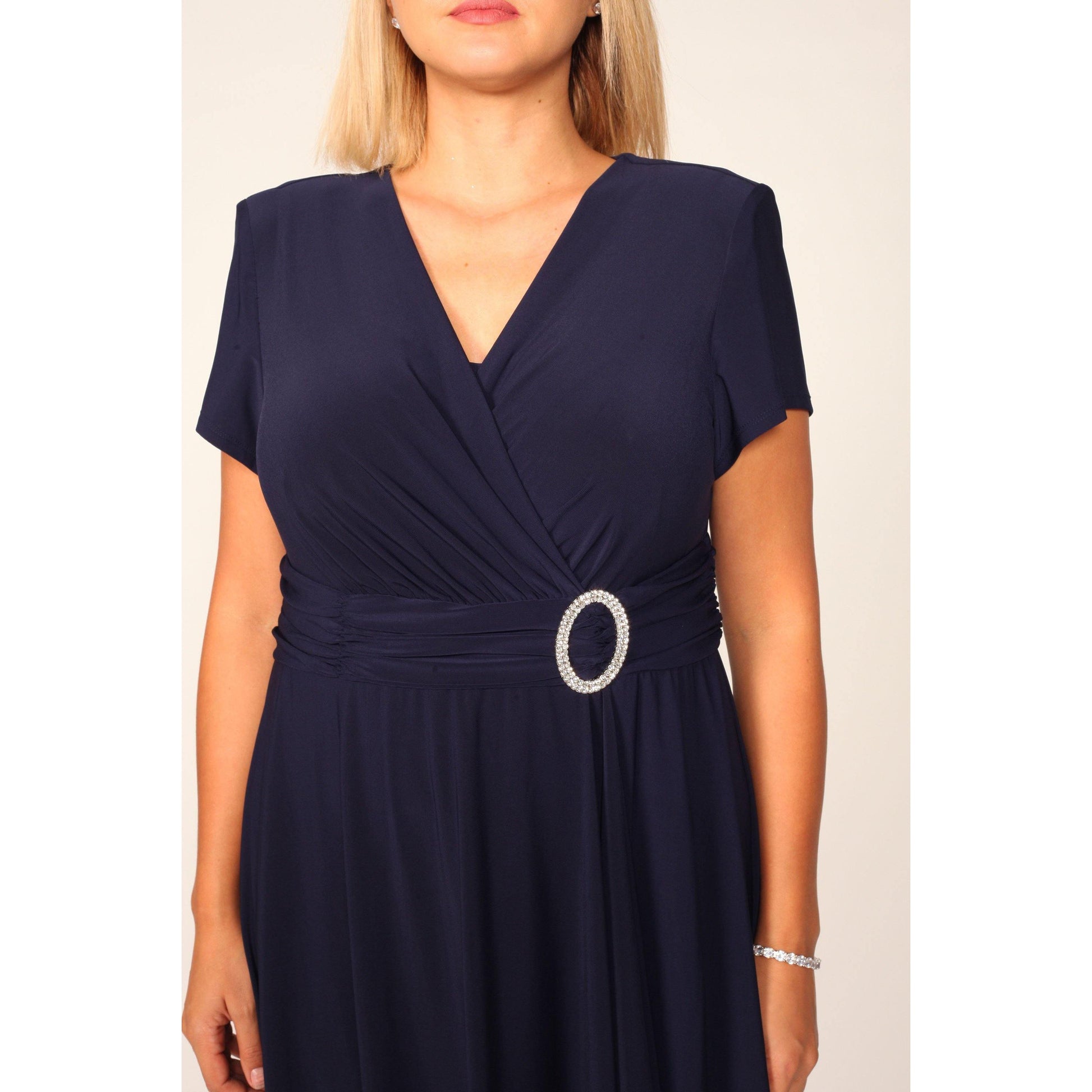 R&M Richards Emerald Short Dress