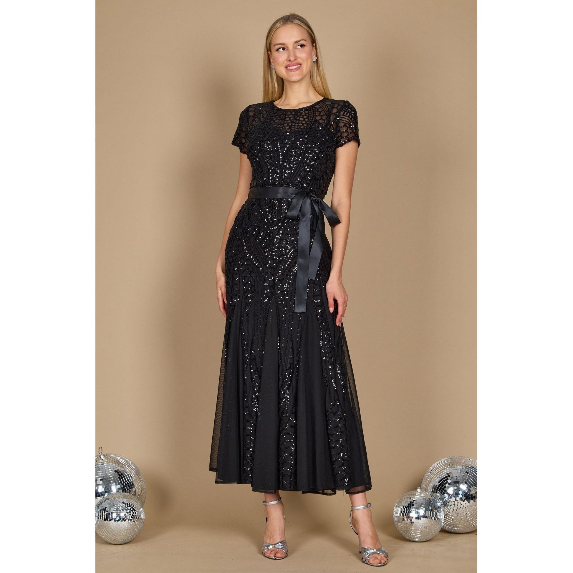 R&M Richards Long Plus Size Evening Dress 1875W