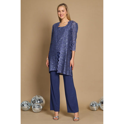 R&M Richards Plus Size Mother of Bride Pant Suit