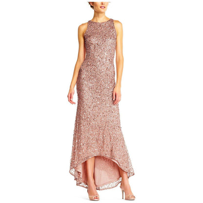 Adrianna Papell Crew Long Prom Dress