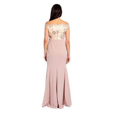 Adrianna Papell Floral Prom Dress