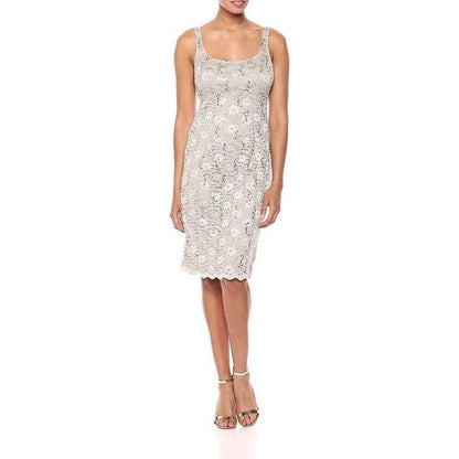 Sleeveless Short Lace Dress