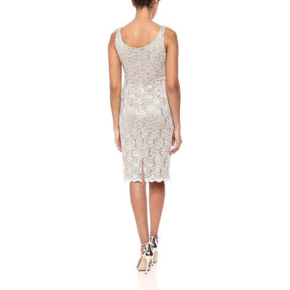 Sleeveless Short Lace Dress