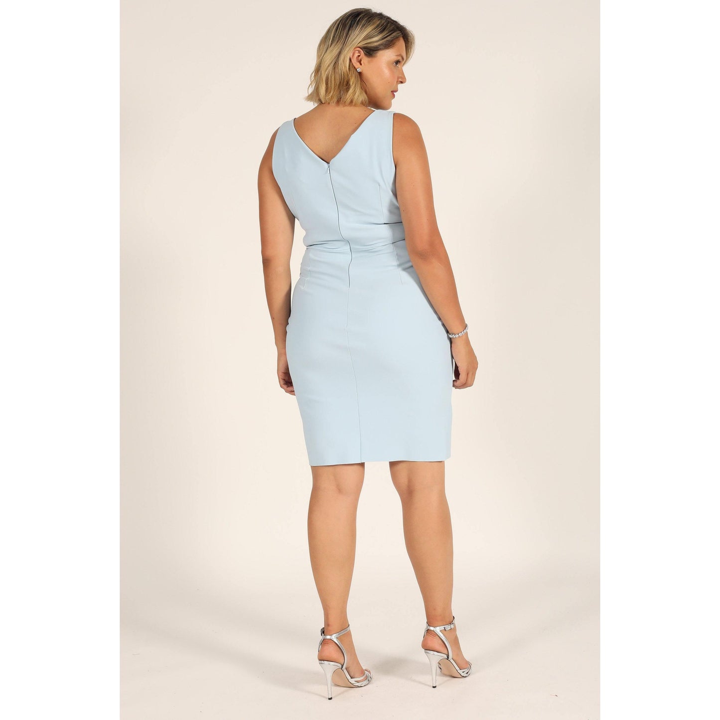 Turquoise Cocktail Short Dress