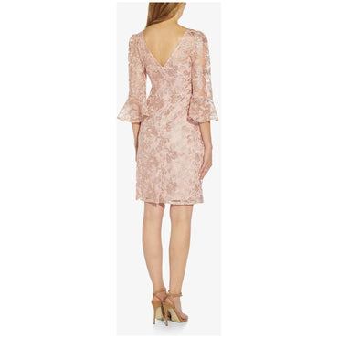 Adrianna Papell Embroidered Dress