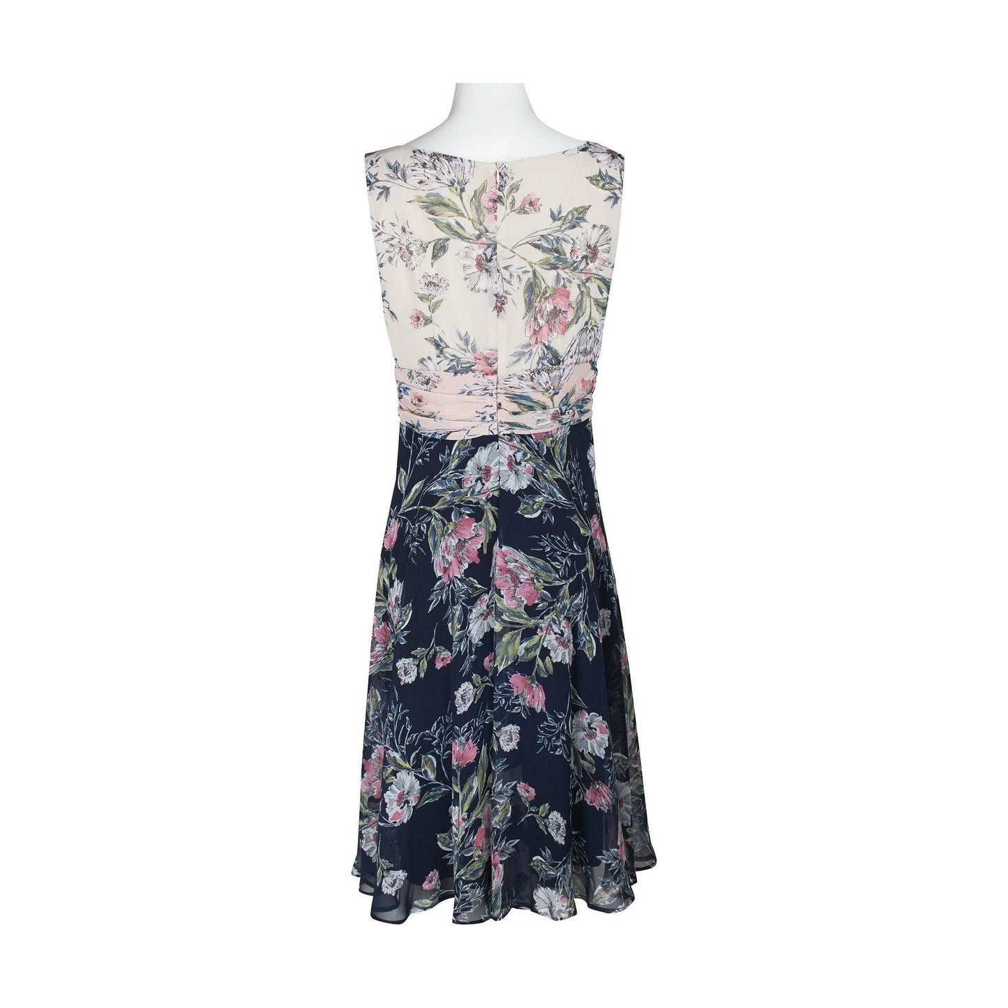Floral Chiffon Short Dress