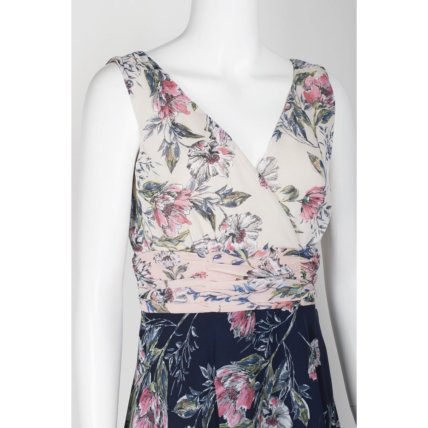 Floral Chiffon Short Dress