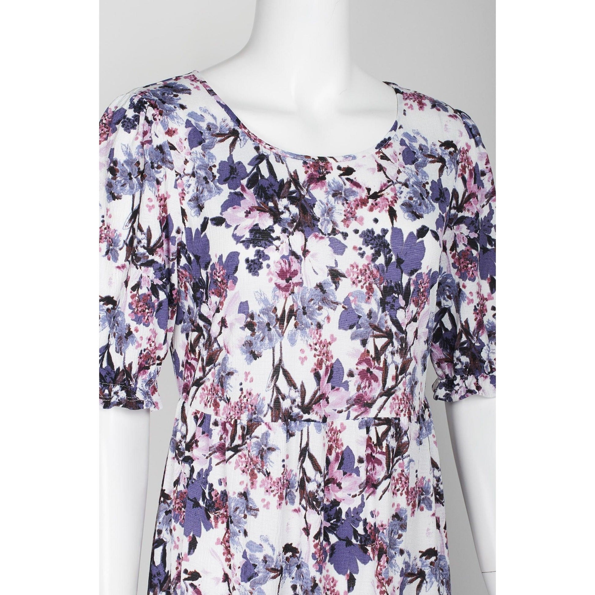 Floral Short Sleeve Dress
