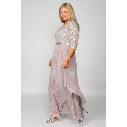 R&M Richards Plus Size Long Mother of Bride Formal
