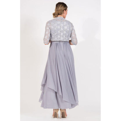 R&M Richards Plus Size Long Mother of Bride Formal