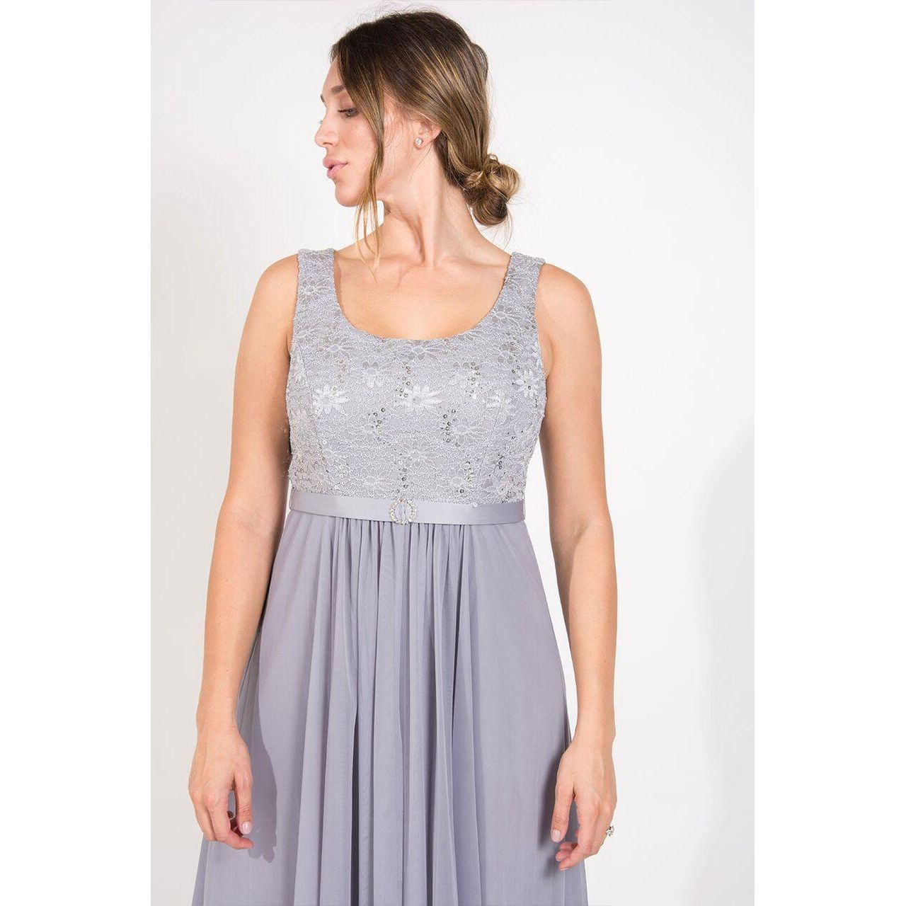 R&M Richards Plus Size Long Mother of Bride Formal