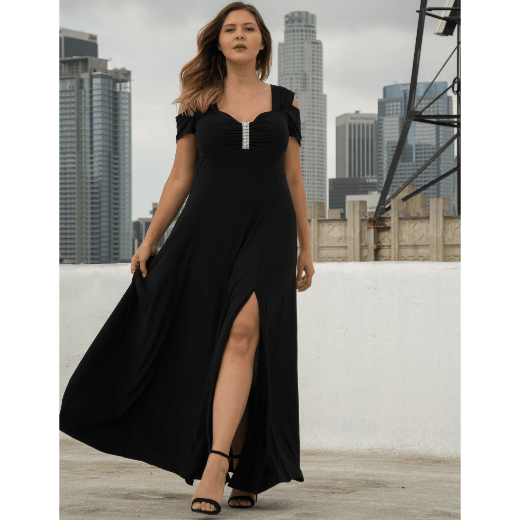 R&M Richards Long Formal Evening Dress
