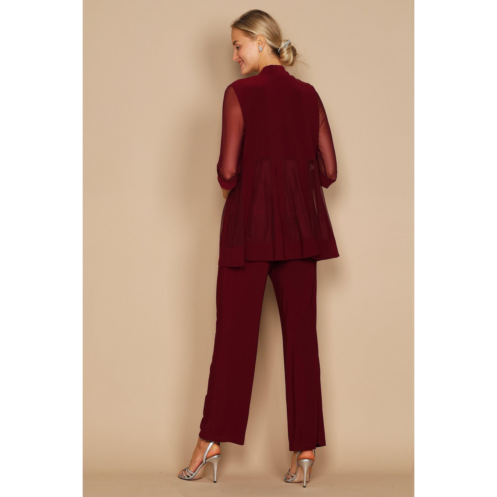 R&M Richards Plus Size Formal Pants Suit