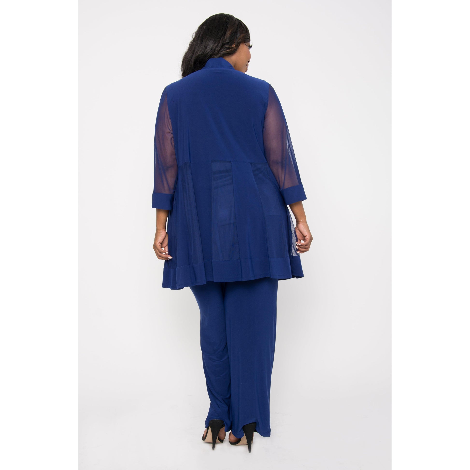 R&M Richards Plus Size Formal Pants Suit