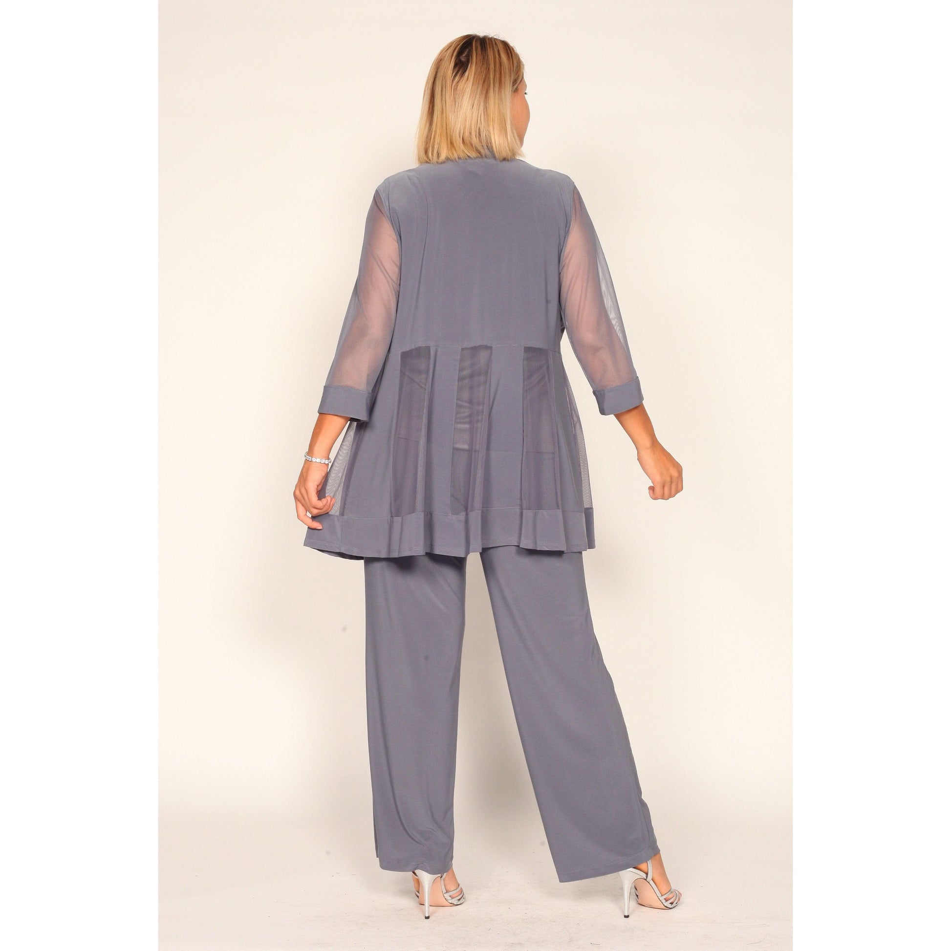 R&M Richards Plus Size Formal Pants Suit