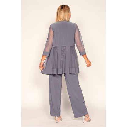 R&M Richards Plus Size Formal Pants Suit