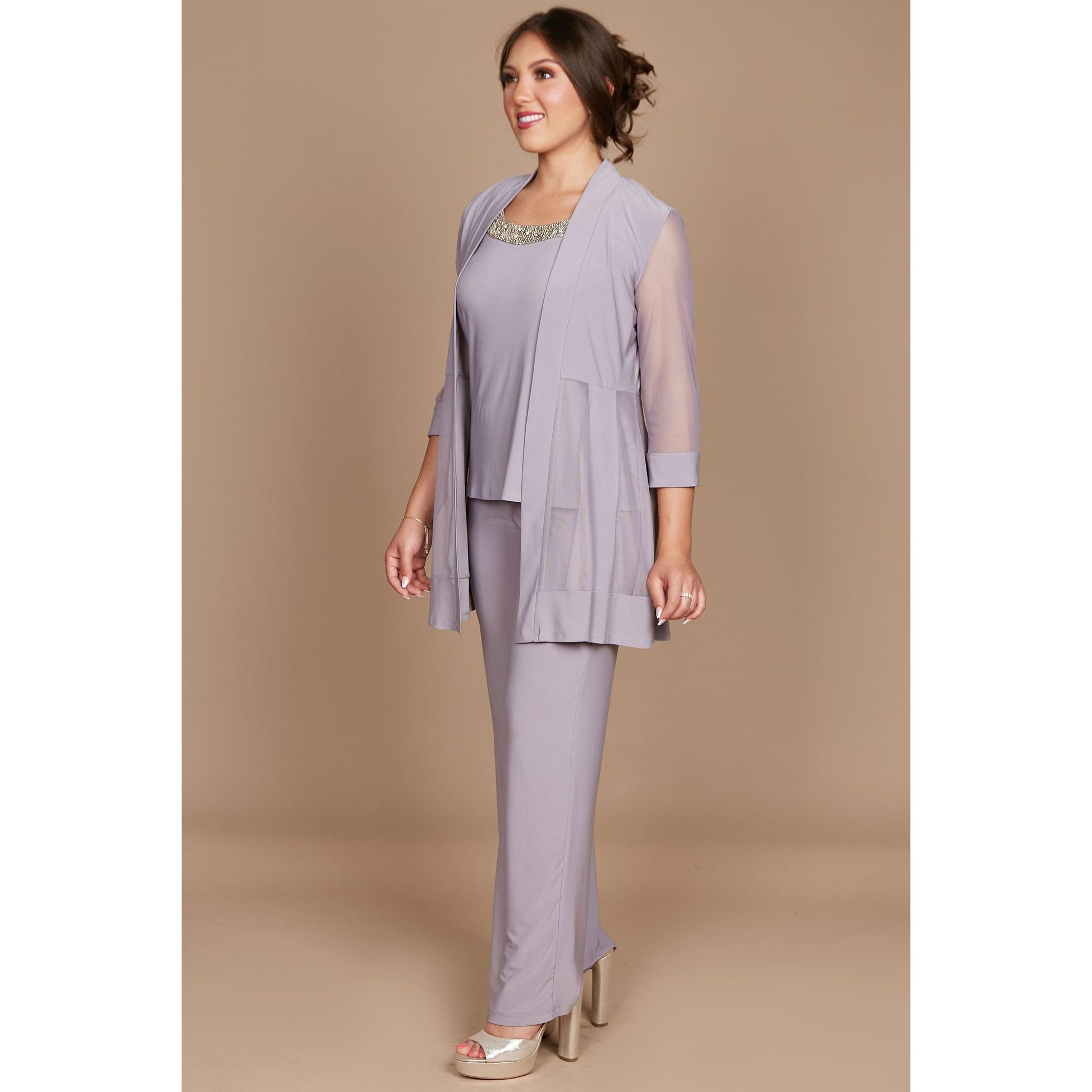 R&M Richards Plus Size Formal Pants Suit