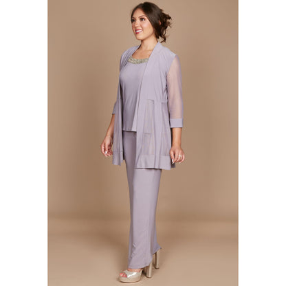 R&M Richards Plus Size Formal Pants Suit